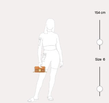 M.C.M CROSS LOCK HANDBAG