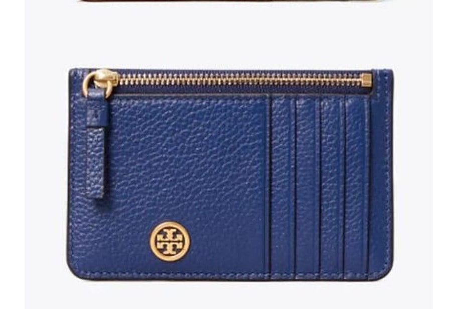 T.o.r.y B.u.r.c.h Walker Top-Zip Card Case