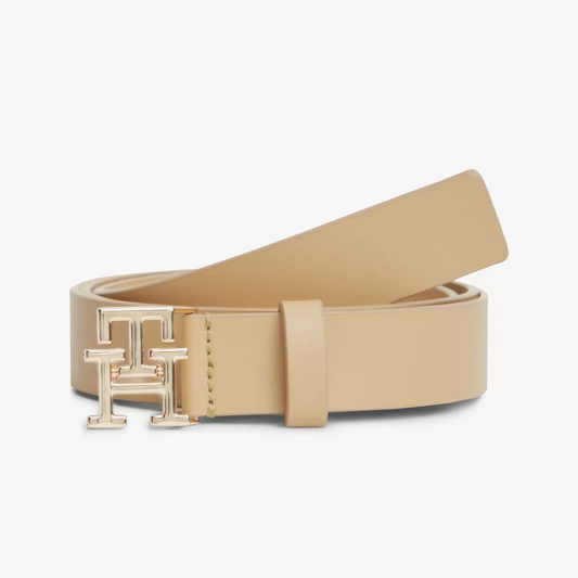 TOMMY HILFIGER TH Monogram Leather Plaque Buckle Belt AW17496 in Egypt