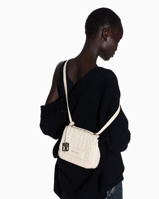 A.R.M.A.N.I E.X.C.H.A.N.G.E Messenger bag Crossbody in coated fabric