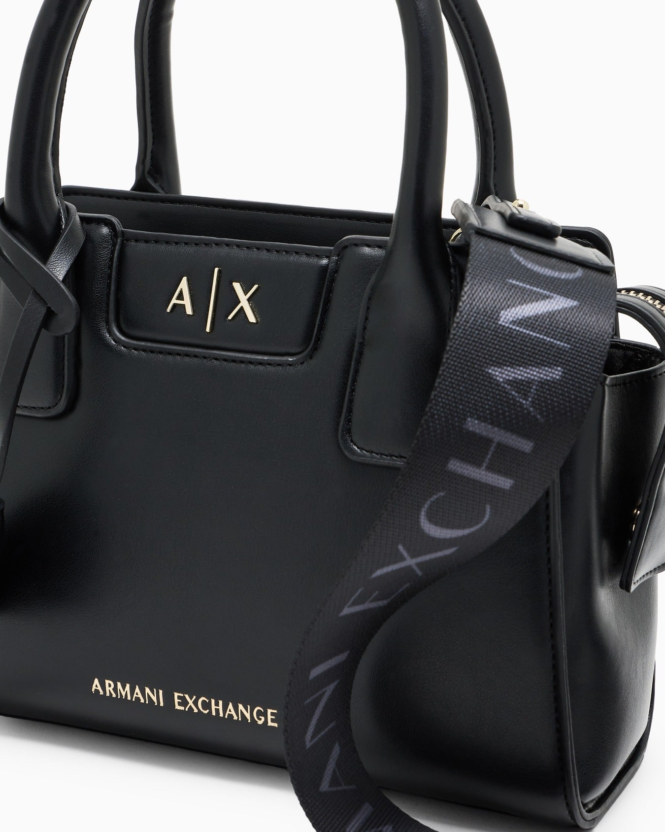 A.R.M.A.N.I E.X.C.H.A.N.G.E Handbag with shoulder strap and logo