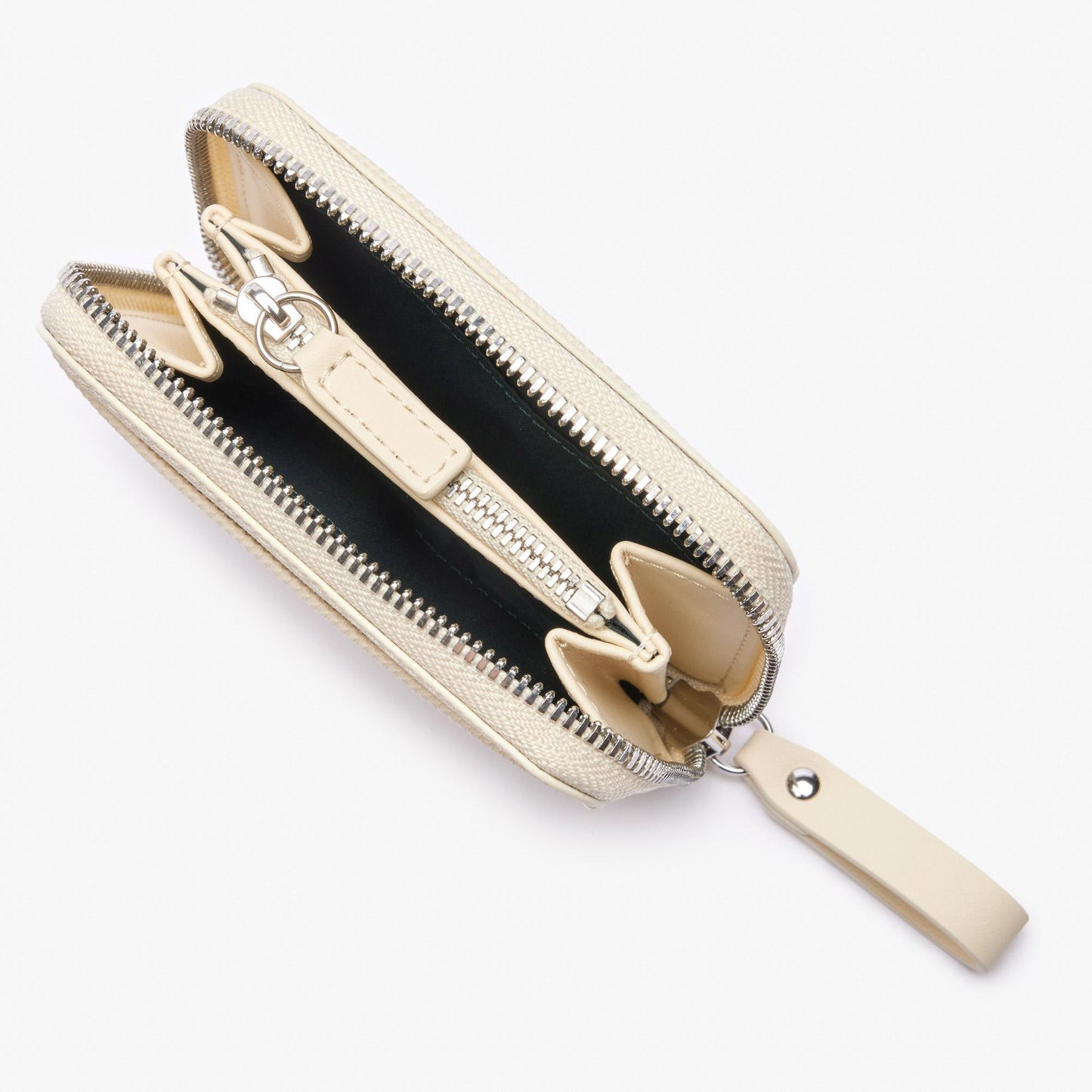 L.A.C.O.S.T.E Women's Piqué-effect Canvas Zip Wallet