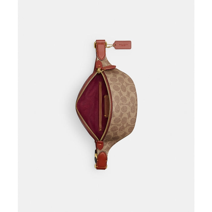 C.O.A.C.H Essential Belt Bag In Signature Canvas Bag