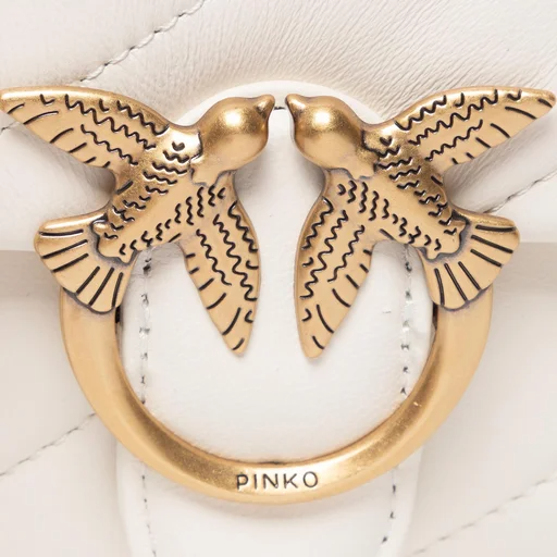 P.I.N.K.O LOVE MINI PUFF MAXY QUILT CROSSBODY BAG