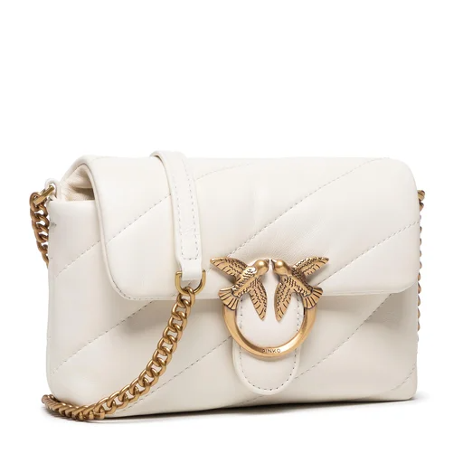 P.I.N.K.O LOVE MINI PUFF MAXY QUILT CROSSBODY BAG