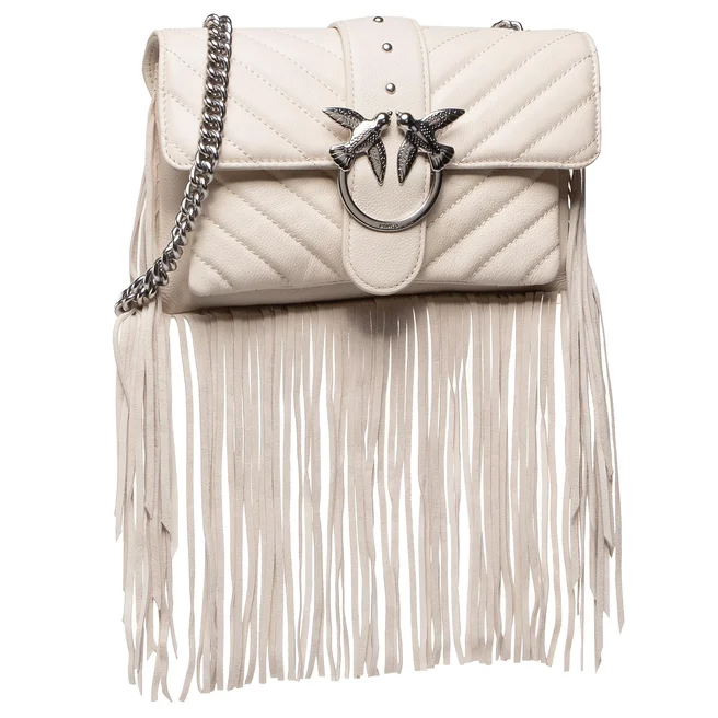 P.I.N.K.O Love Mini Soft Fringes Crossbody Bag