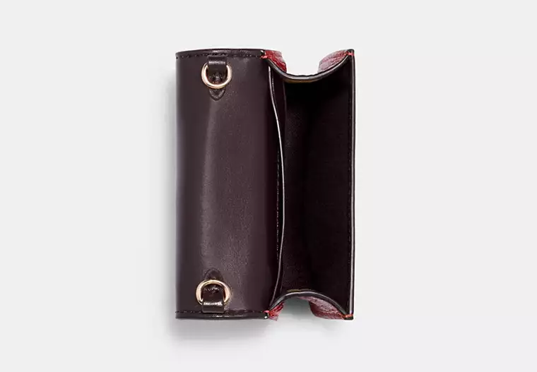 C.O.A.C.H Lunar New Year Mini Wallet In Signature Canvas With Ox And Carriage