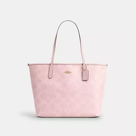 C.O.A.C.H City Tote Bag In Signature Canvas