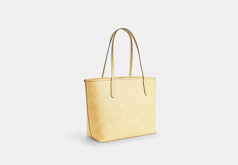 C.O.A.C.H City Tote Bag In Signature Canvas