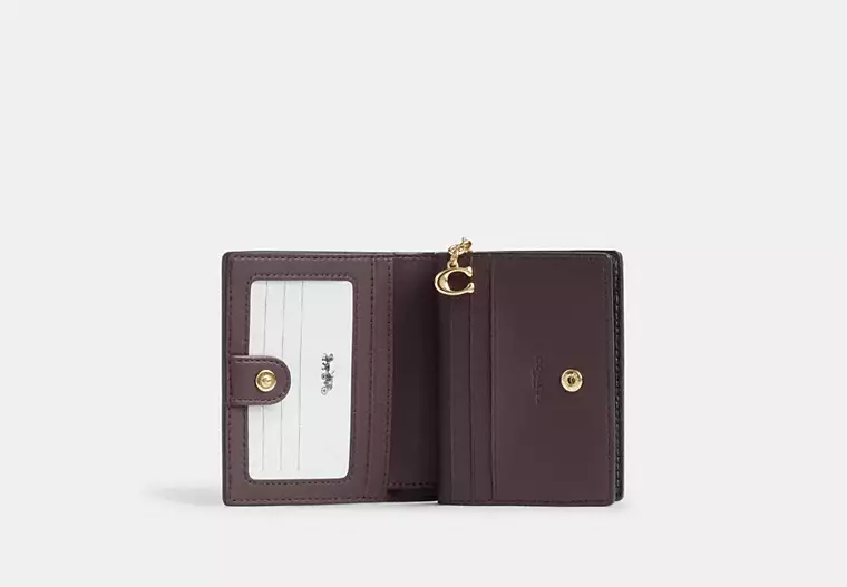 C.O.A.C.H Snap Wallet With Rivets