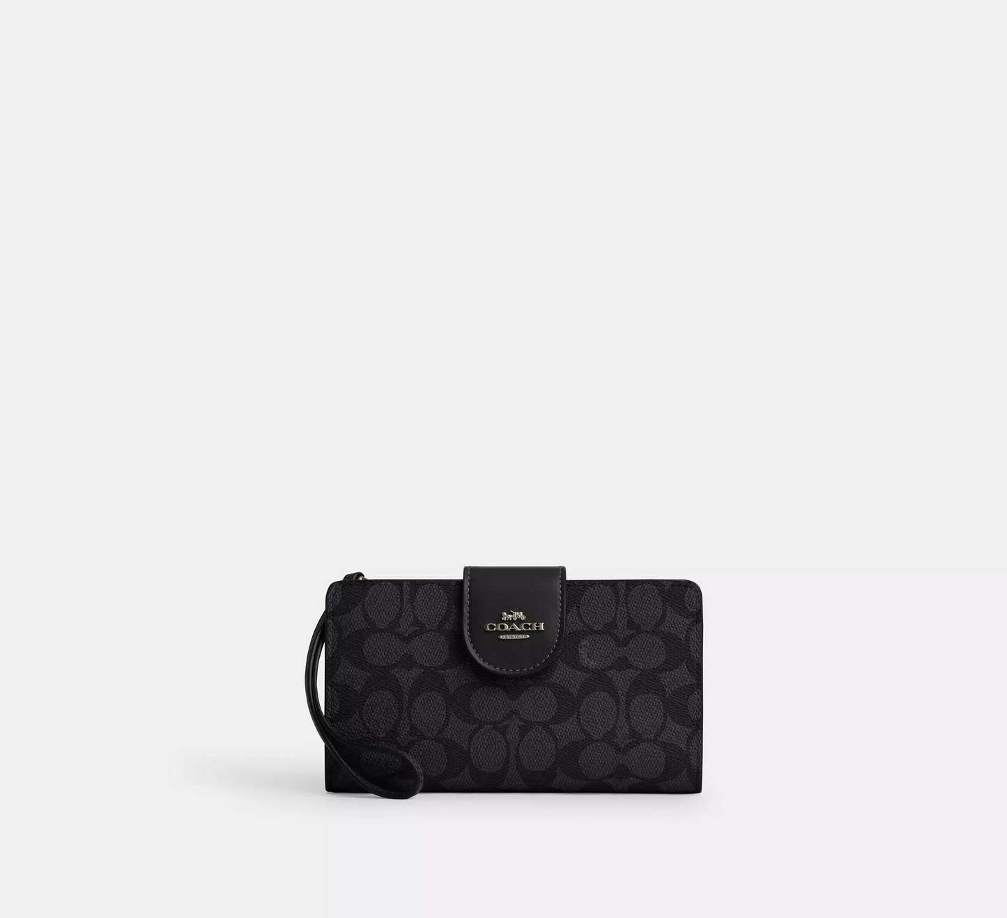 C.O.A.C.H Tech Phone Wallet In Colorblock Signature Canvas