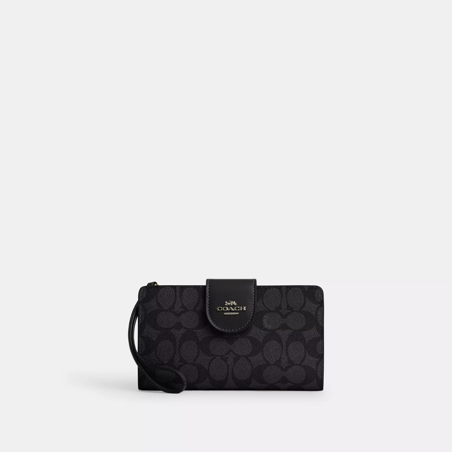 C.O.A.C.H Tech Phone Wallet In Colorblock Signature Canvas