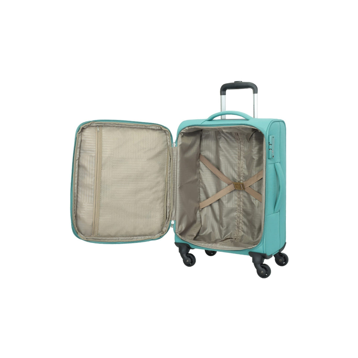 A.M.E.R.I.C.A.N T.O.U.R.I.S.T.E.R Seville 81 cm Soft Trolley, 4 Wheels, Green