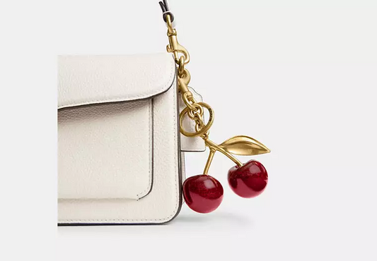 C.O.A.C.H Cherry Bag Charm