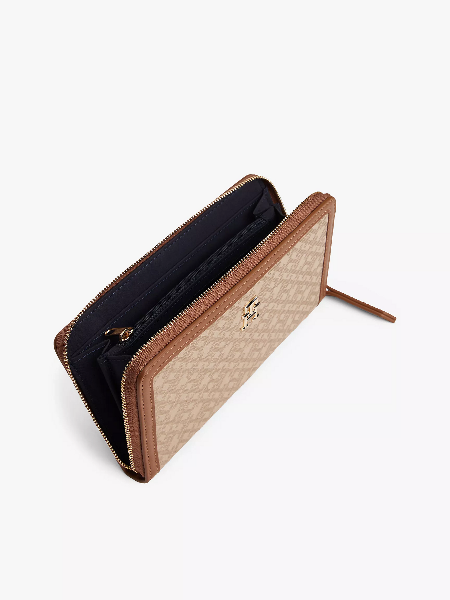 T.O.M.M.Y H.I.L.F.I.G.E.R Monogram Jacquard Zip Wallet