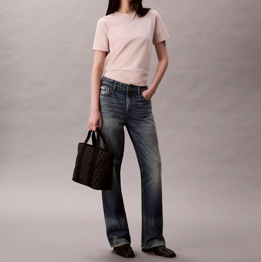 C.A.L.V.I.N K.L.E.I.N Ultralight Logo Jacquard Mini Tote Bag