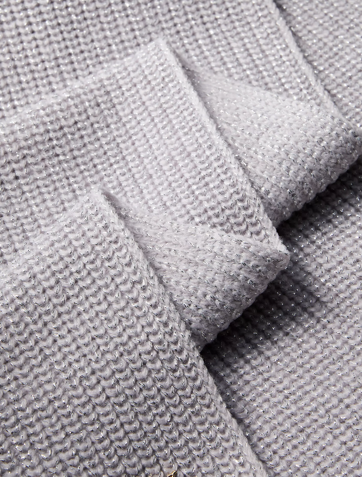 C.A.L.V.I.N K.L.E.I.N Metallic Knit Scarf