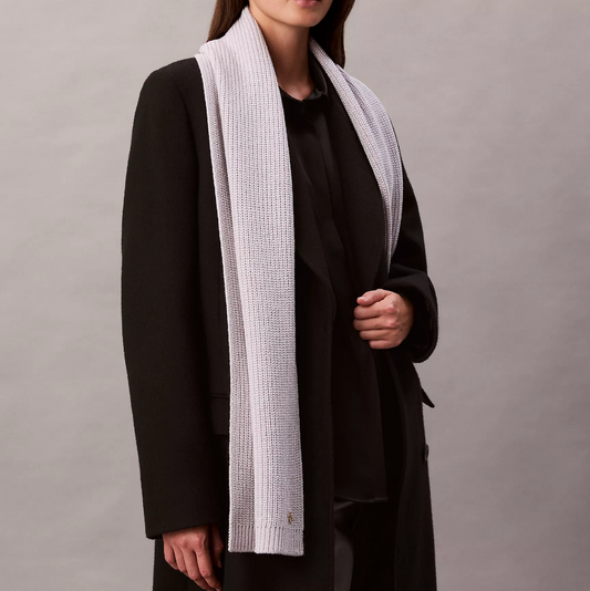 C.A.L.V.I.N K.L.E.I.N Metallic Knit Scarf