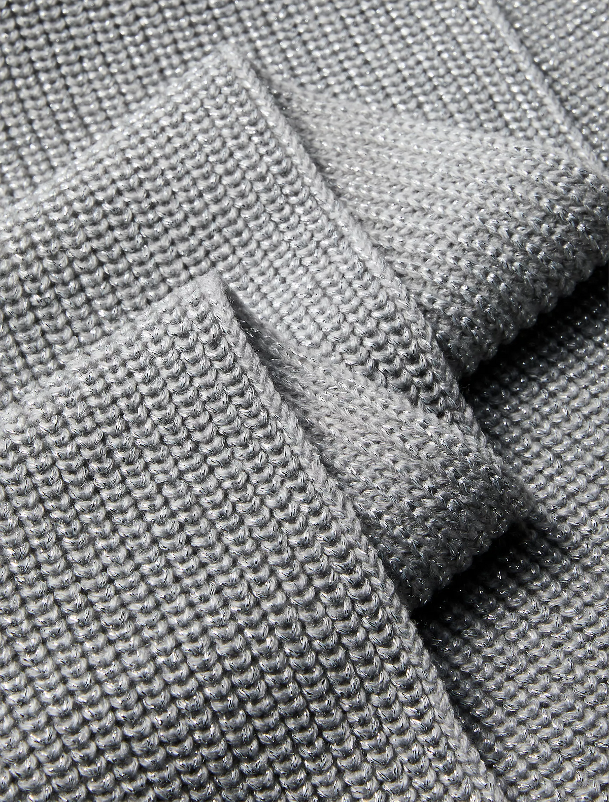 C.A.L.V.I.N K.L.E.I.N Metallic Knit Scarf