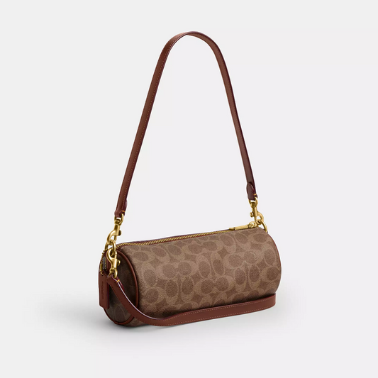 C.O.A.C.H Barrel Bag In Signature Canvas