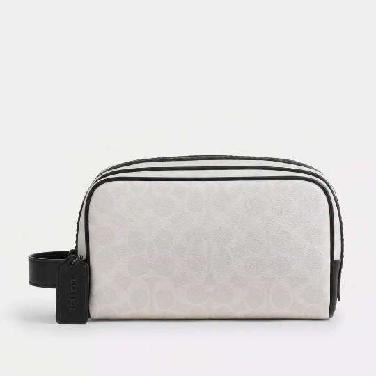C.O.A.C.H Small Travel Kit In Signature Canvas