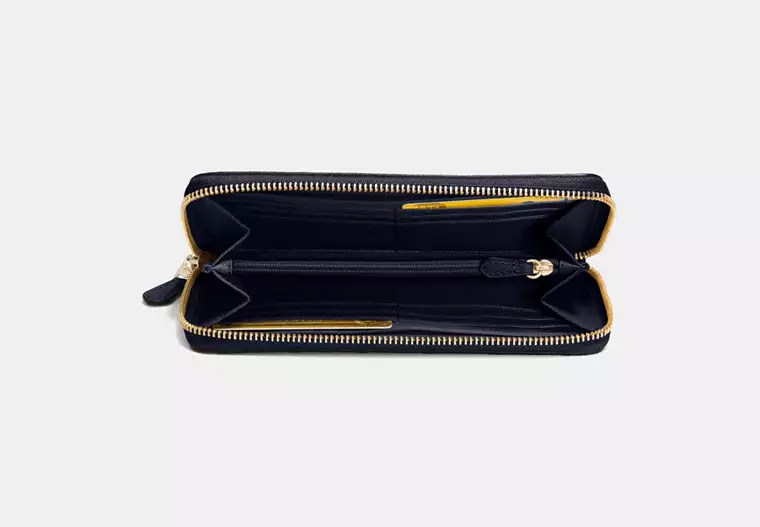 C.O.A.C.H Accordion Zip Wallet In Signature