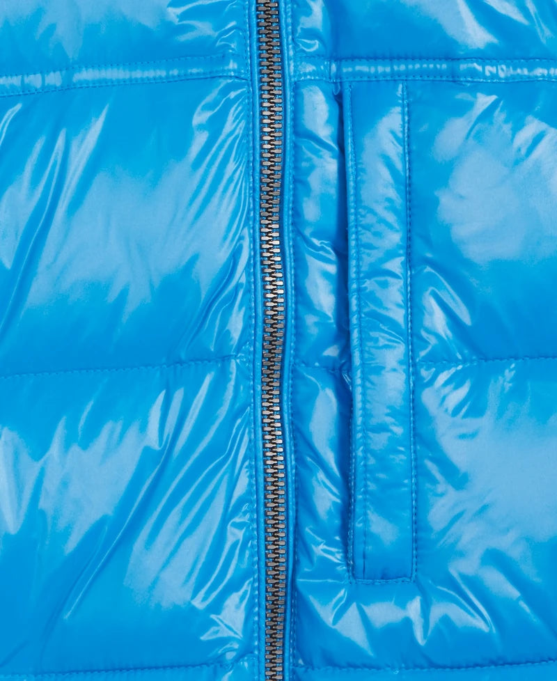 M_i.c.h.a..e.l. K.o.r.s. Men's Puffer SHINY PUFFER JACKET - Winter jacket - True Blue