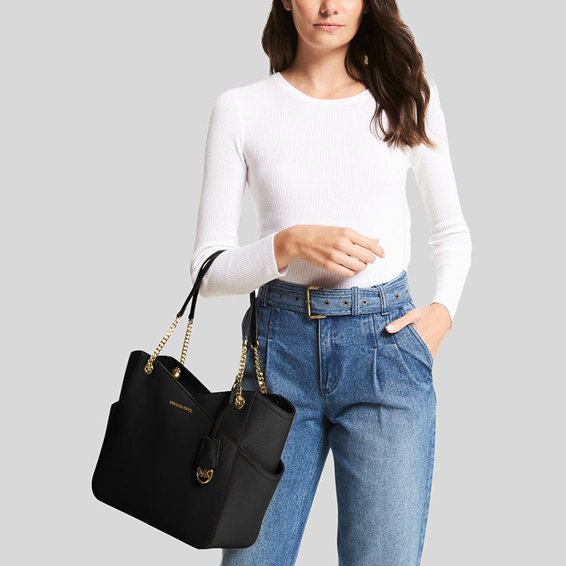 M.i.c.h.a.e.l K.o.r.s Jet Set Large Saffiano Leather Shoulder Bag