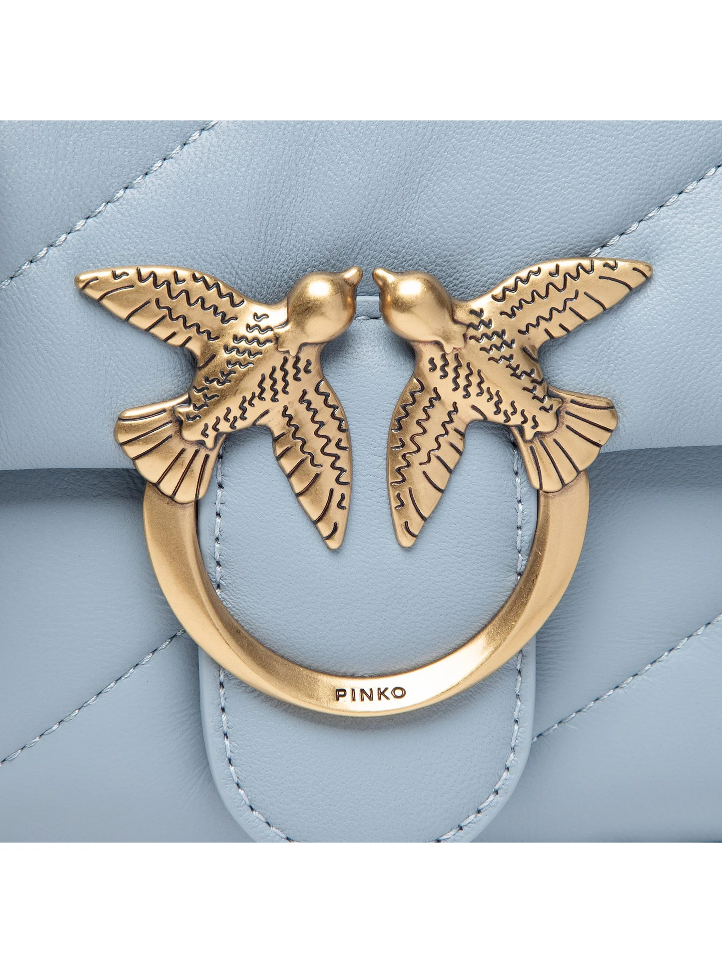 P.I.N.K.O Love Mini Puff Maxy Quilt Crossbody Bag
