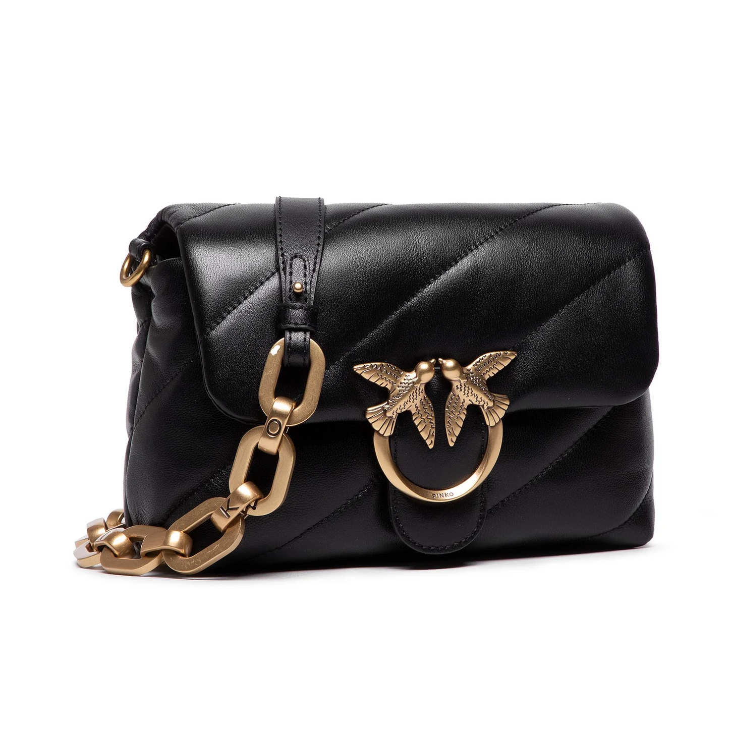 P.I.N.K.O Love Mini Puff Maxy Quilt Crossbody Bag