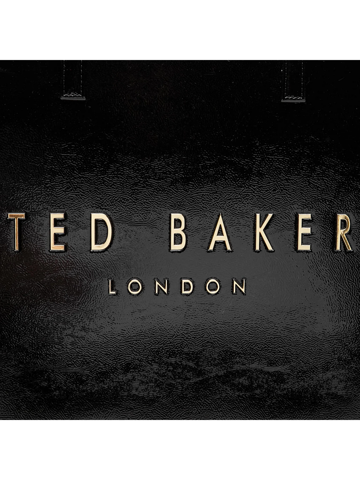 T.E.D B.A.K.E.R CRINKON CRINKLE ICON LARGE TOTE BAG