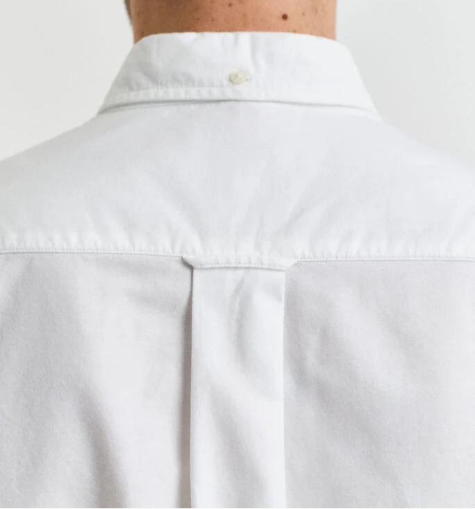 G.a-N.T Reg Jersey Pique shirt white