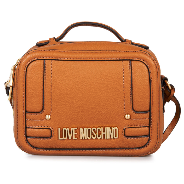 L.O.V.E M.O.S.C.H.I.N.O Tabac Single Compartment Crossbody Bag