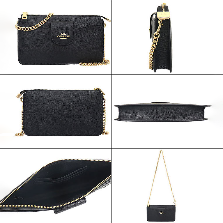 COACH POPPY CROSSBODY with Detachable Strap for Shoulder/Crossbody Wear