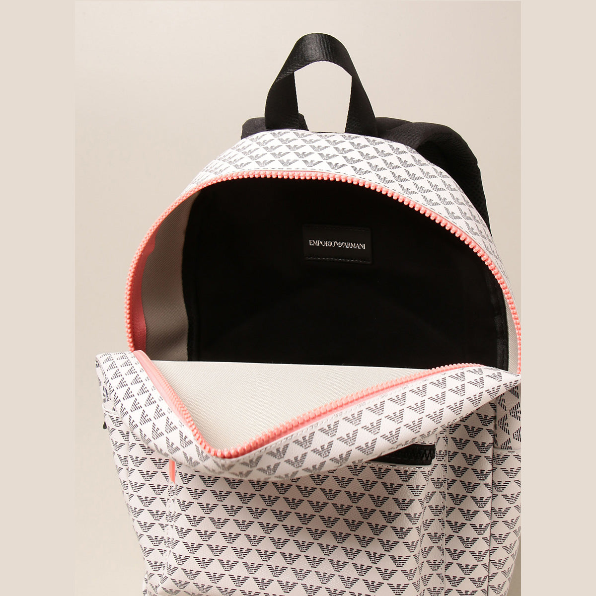 E.M.P.O.R.I.O A.R.M.A.N.I backpack with all-over logo print