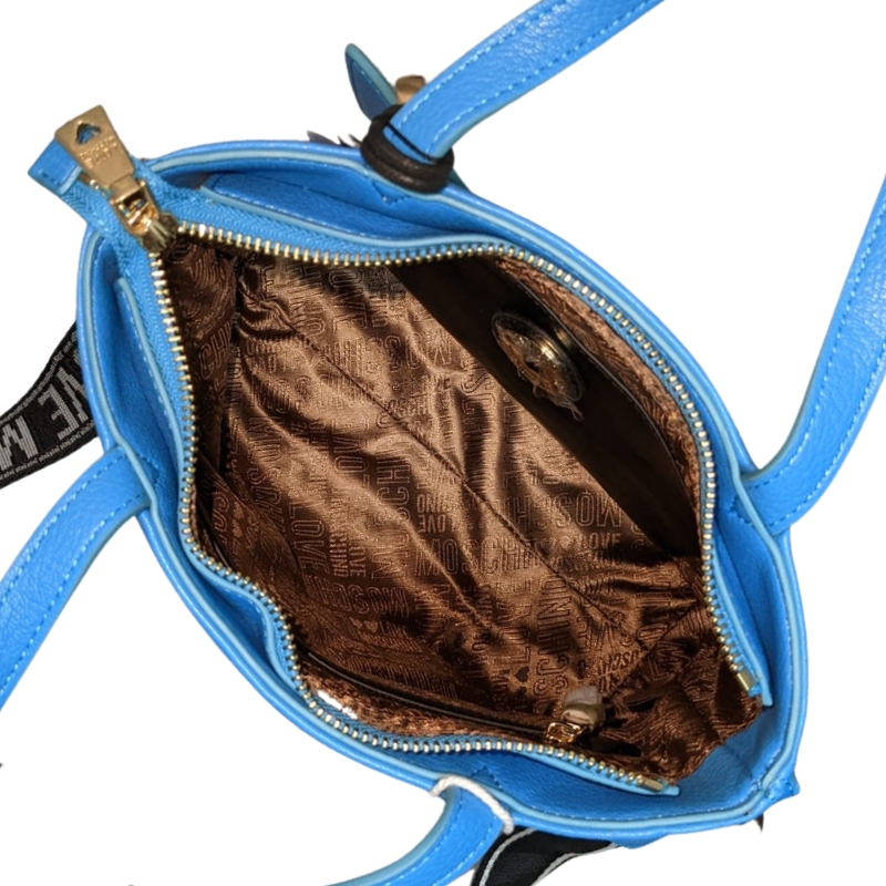 L.O.V.E M.O.S.C.H.I.N.O with Detachable Strap for Crossbody Wear