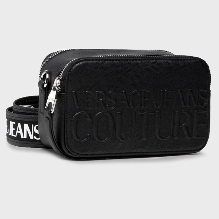 VERSACE JEANS COUTURE Camera Bag with Strap for Crossbody Wear