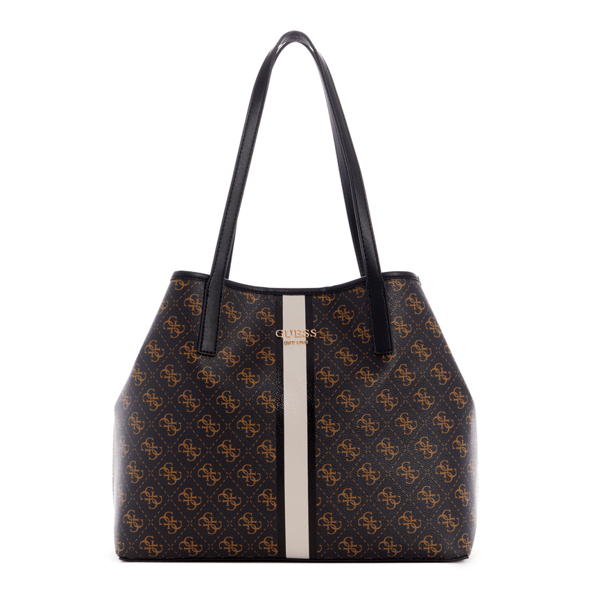 GUESS Vikky Tote in Brown