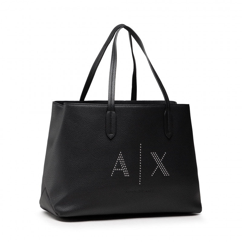 A.R.M.A.N.I E.X.C.H.A.N.G.E shoulder bag in synthetic textured leather