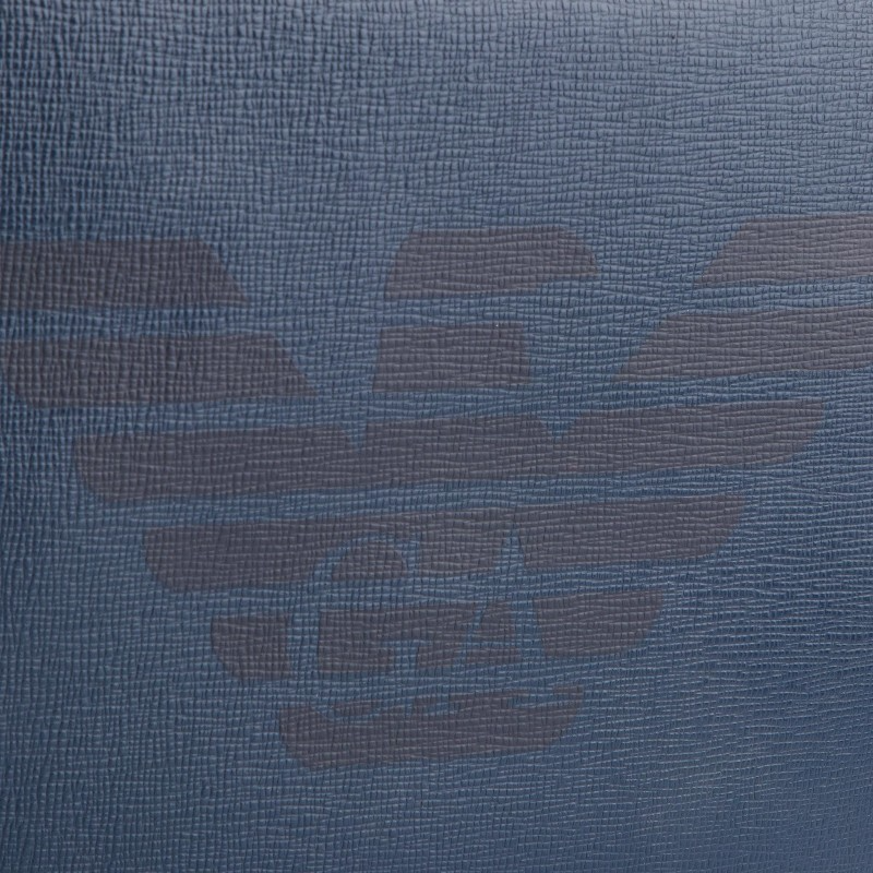 E.M.P.O.R.IO A.R.M.A.N.I Blue/Zipper Crossbody Bag