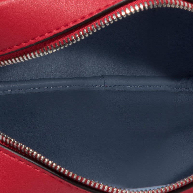 CALVIN KLEIN JEANS Sculpted Large Camera Bag with Strap for Shoulder/Crossbody Wear in Fire RED