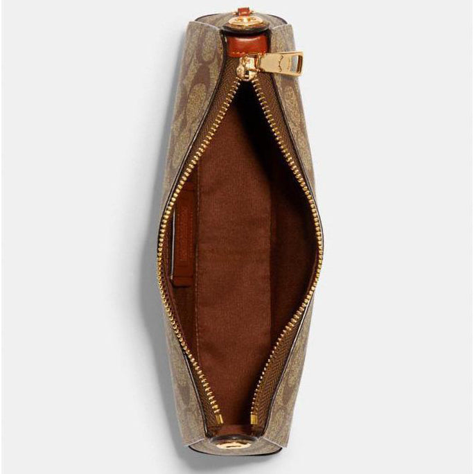 Coach Jes Baguette In Signature Canvas Crossbody Bag