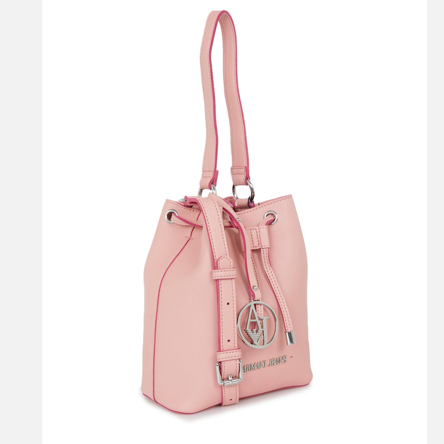 A.R.M.A.N.I J.E.A.N.S Bucket Bag in Cute Pink For Crossbody Wear