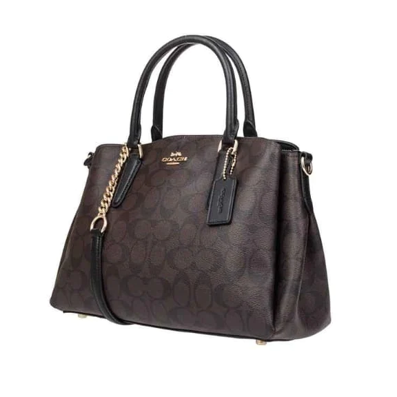 COACH Sage Carryall Handbag In Signature Canvas with Detachable Strap for Shoulder/Crossbody Wear