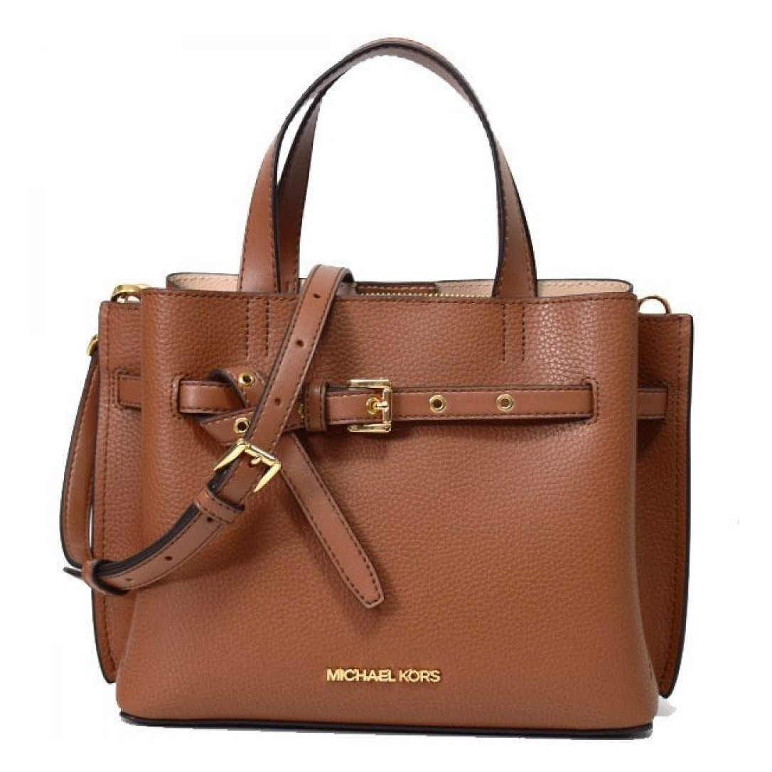 M.I.C.H.A.E.L K.O.R.S Emilia Small Satchel Bag with Strap for Shoulder/Crossbody Wear