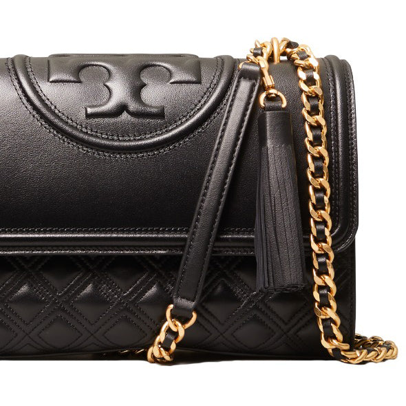 T.O.R.Y B.U.R.C.H Fleming Convertible Shoulder Bag in Elegant Black