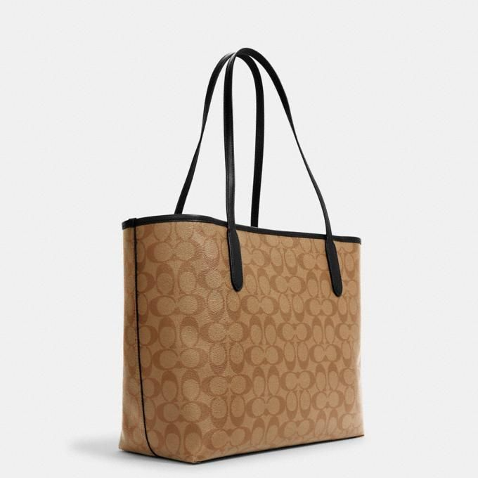 C.O.A.C.H Signature Canvas City Tote Bag