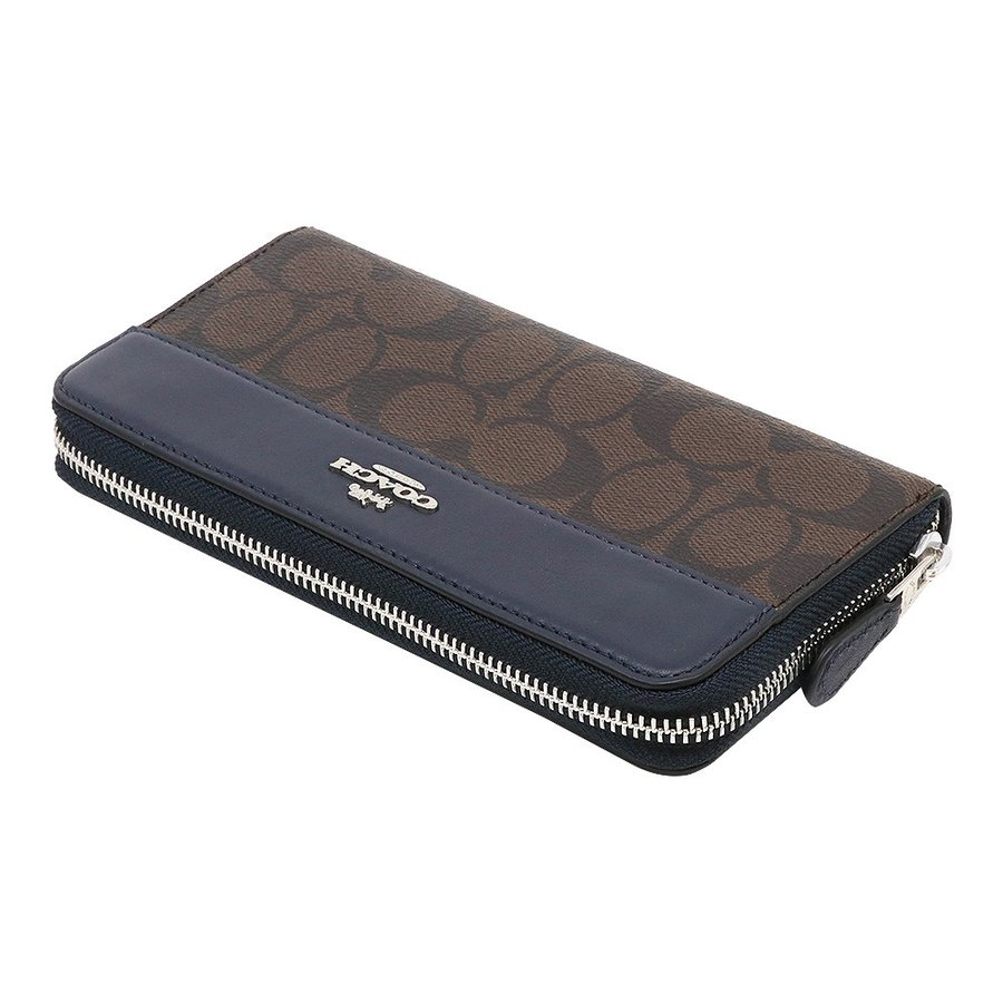 COACH Accordion Zip Wallet In Signature Canvas