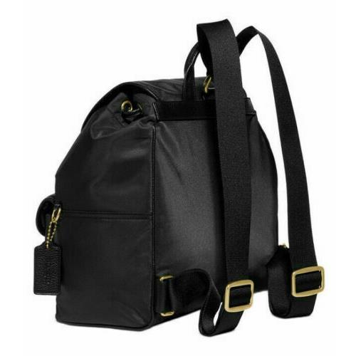 Coach Nylon Leather Cargo Backpack