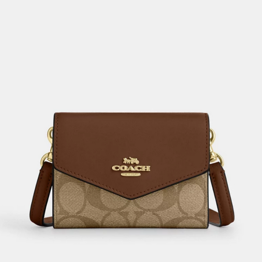 C.O.A.C.H Mini Envelope Wallet With Strap